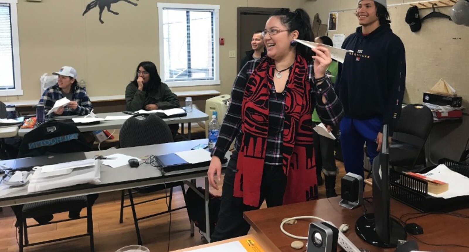 Classroom training session with participants and instructor